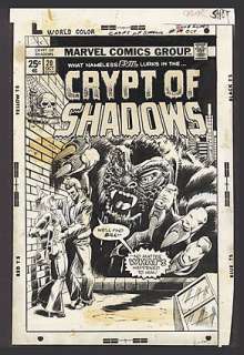 CRYPT OF SHADOWS (1973-75) Issue #20 Cover | ComicConnect