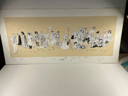 Hermann / Rosinski / Loisel / Moebius / divers auteurs - 1 Silkscreen - 10 ans de la Librairie Espace BD - 1996 | Catawiki