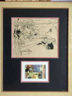 Meynet, Félix | Original illustration  - Scene Fanfoué et Mirabelle  - wine label  - (1999) | Catawiki