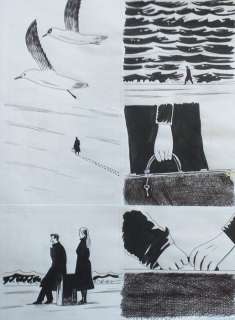 Girard, Philippe - 1 Original page - Leonard Cohen - Sur un fil - 2020 | Catawiki