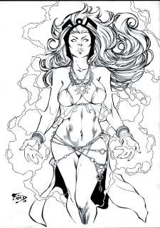 Fred Benes - Storm Pinup