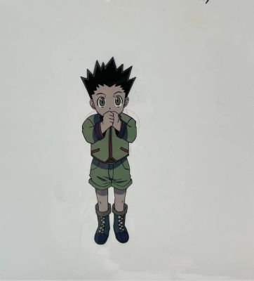 Lot 41 - Hunter x Hunter Gon Freecss Dessin et cellulo à l’encre et à… | ArtFlow Enchères