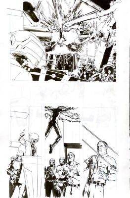 Gene Ha | Gene Ha - Flashpoint: Project Superman Issue #2 page #2 | Panel Punk Comics Originals