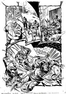 Jon Haward - Spectacular Spider-Man #109 P 1 (Sold Live on ‘Dueling Dealers of Comic Art #113 Podcast on 3-29-2023 Watch It Here!)