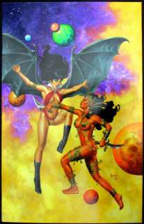 Joe Jusko - VAMPIRELLA/DEJAH THORIS #3 Cover | ComicConnect