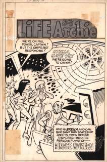 Jon D‘agostino, Stan Goldberg - Life with Archie #176 Cover - La - Star Trek Space Action Parody - 1976
