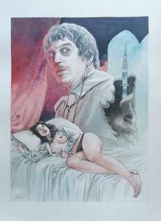 Raimondo, Luca - 1 Original drawing - Sexy Horror Movie - "L’abominevole Dr. Phibes" | Catawiki