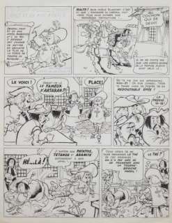 Trubert | Â«L’Etroit MousquetaireÂ». Encre de Chine pour la planche 7 de cette | Tessier Sarrou