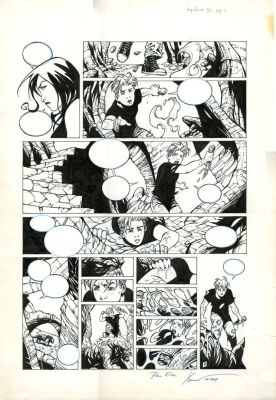 Lot 46 - Philippe XAVIER Planche originale N et B Paradis perdu T2 2004 Soleil | misc / divers