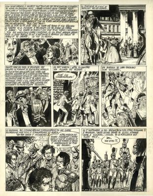 Lot 13 - FRANZ Planche originale N et B Bruxelles 1000 ans 1979 Casterman | misc / divers