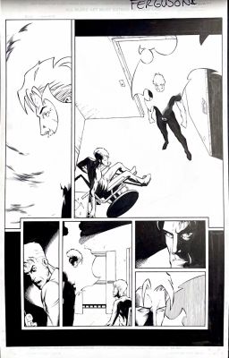Lee Ferguson | Lee Ferguson: X- Men/ Chamber Issue #4 - Page 5 - Pencils by Lee Ferguson, inks by Norm Rapmund | Panel Punk Comics Originals