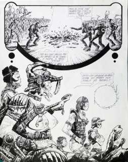 Druillet | La Nuit, planche n°24 Ã  l’encre de Chine de ce… | Millon