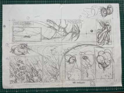 Gimenez, Juan - 1 Original preliminary drawing - Etudes | Catawiki