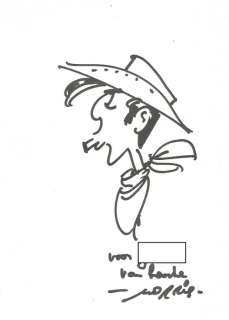 Morris | Original commission drawing  - Lucky Luke | Catawiki