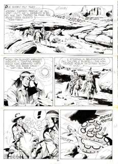 Ticci, Giovanni - 1 Original page - Tex #272 - "il disertore" - 1983 | Catawiki