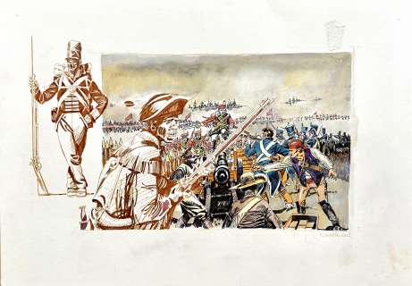 Renzo Calegari - Original illustration cm. 51x36. Signed. Mint