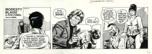 Romero, Enric Badia - 1 Original page - Modesty Blaise - Strip #6644 | Catawiki