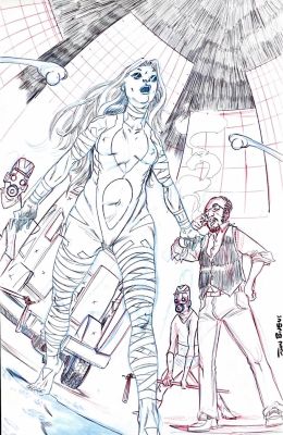John Bivens | John Bivens: Malevolent Pitch | Panel Punk Comics Originals