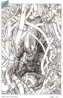Steve McNiven - Alien Issue 1 Page Cover