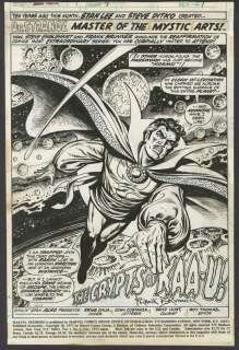 Frank Brunner - MARVEL PREMIERE (1972-81) #9 Splash Page