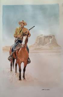 Zuccheri, Laura - 1 Original colour drawing - Tex - The searcher - 2024 | Catawiki