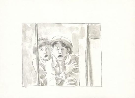 Clément Oubrerie | Case originale n°5 page 62 - Picasso - Pablo | Daniel Maghen