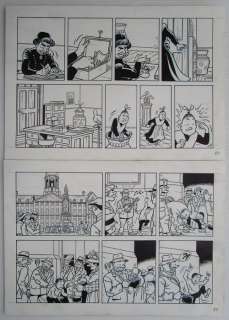 Morjaeu , Luc - 1 Original page - Suske en Wiske 319 - Suske de rat - Page 23 - 2015 | Catawiki