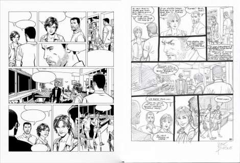 Planche originale Page 20 Tome 71 Renaissance Tome 5 nouvelle saison Michel VAILLANT par Marc Bourgne