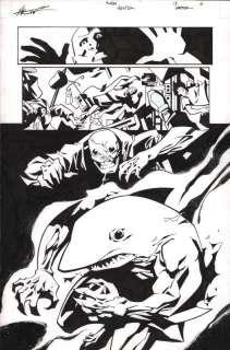 Eric Gapstur, Phil Hester - The Flash: Season 0 #13 P.6 - King Shark - Signed - 2014