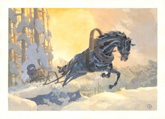 Grégoire Bonne | Illustration originale inédite - La demi-double femme | Daniel Maghen