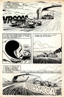 GRATON Jean  - Michel Vaillant  - Planche 13 du récit Virage Ã  gauche publiée dans[...] | Vermot et Associés