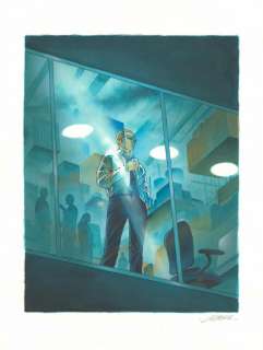 Luc Jacamon - Couverture originale - Traitement négatif - Le Tueur Affaires d‘état