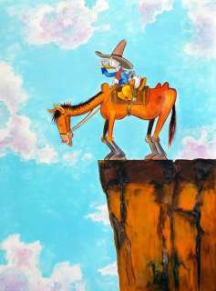 Tony Fernandez - Donald Duck: Western Ride - XL Original Painting - Hand Signed | Catawiki