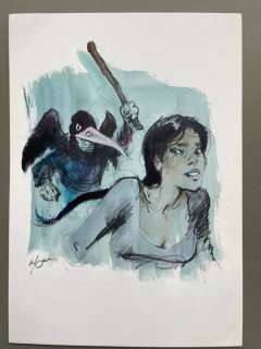 Follet, René - 1 Original colour drawing - Shelena | Catawiki