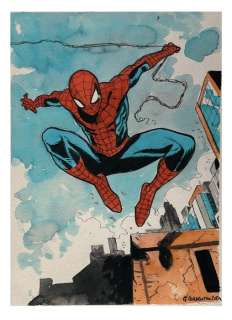 Caracuzzo, Giancarlo - 1 Original colour drawing - Spiderman - 2024 | Catawiki