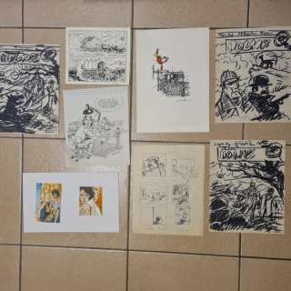 Stibane, Didgé, Olis, Renaud - 8 Original drawing - Sherlock Holmes and others | Catawiki