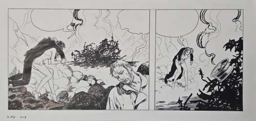 Manara, Milo - 1 Original page - Révolution | Catawiki