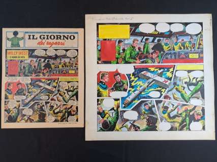 Zeccara, Nevio - 1 Original colour page - Il Mondo dei Meta - 1964 | Catawiki