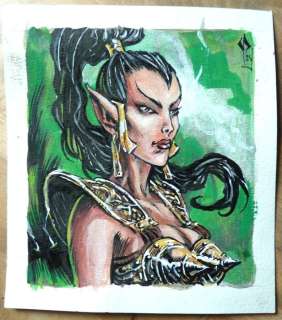 Pontet, Cyril - 1 Original colour drawing - Chroniques de la Lune Noire - Feidreiva - 2025 | Catawiki