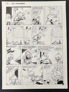 Seron, Pierre - 1 Original page - Les Petits Hommes T41 - Opération QI - 2004 | Catawiki