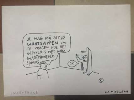 Kamagurka - 1 Original drawing - Smartphone | Catawiki