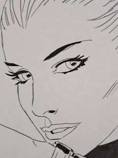 Zaniboni, Sergio - 1 Original drawing - Diabolik - Eva Orologio | Catawiki