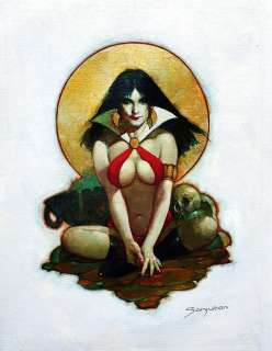 Sanjulian, Manuel - 1 Peinture à l’huile - Vampirella | Catawiki