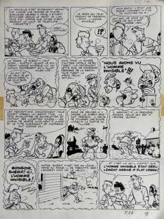 Greg - 1 Original page - Rock Derby - Défi de L’invisible - 1980 | Catawiki