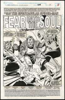 Buscema, Sal - SPECTACULAR SPIDER-MAN (1976-98) #208 Splash Page | ComicConnect