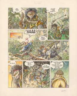 Thierry Ségur - Planche originale n°03 - La saison des cendres - Légendes des contrées oubliées