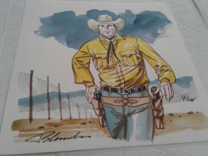 Palumbo, Giuseppe - 1 Original colour drawing - Tex | Catawiki