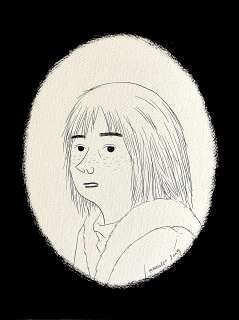 MARCO CORONA - Original cover for "Riflessi" Ed. Coconino Press. Cm. 23x30,5. Ink. Signed. Mint. Code 9576.