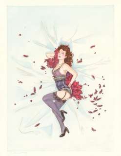 Paul Salomone - Couverture originale du tirage de luxe "Des plumes & Elle", réalisée en 2019. Sélection * Vente BD de Noël * Collection privées - Des Plumes & Elle