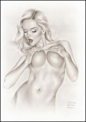 Juliana - 1 Original drawing - Ovsyanko Juliana. - Blonde - 2022 | Catawiki